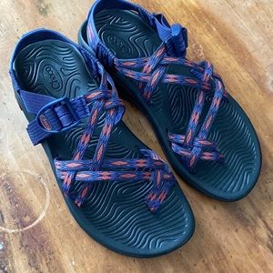 Chaco ZVOLV X2 in volcanic blue sandals. Size 8.